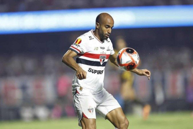 Lucas Moura deu assistência para o gol da classificação do Tricolor - (crédito: Foto: Divulgação/São Paulo) Lucas Moura deu assistência para o gol da classificação do Tricolor - (crédito: Foto: Divulgação/São Paulo)