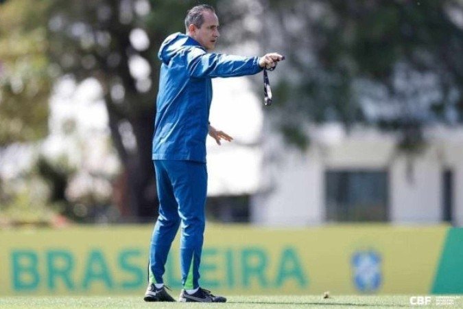 Duda Patetuci comanda a Seleção sub-17 - (crédito: Foto: Rafael Ribeiro / CBF) Duda Patetuci comanda a Seleção sub-17 - (crédito: Foto: Rafael Ribeiro / CBF)