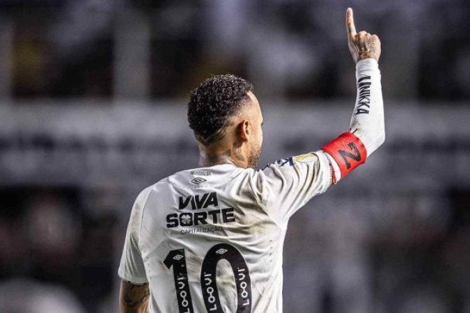Neymar deixou o duelo contra o RB Bragantino com dores na coxa -  (crédito: Foto: Rafael Assunção/Ag. Paulistão)