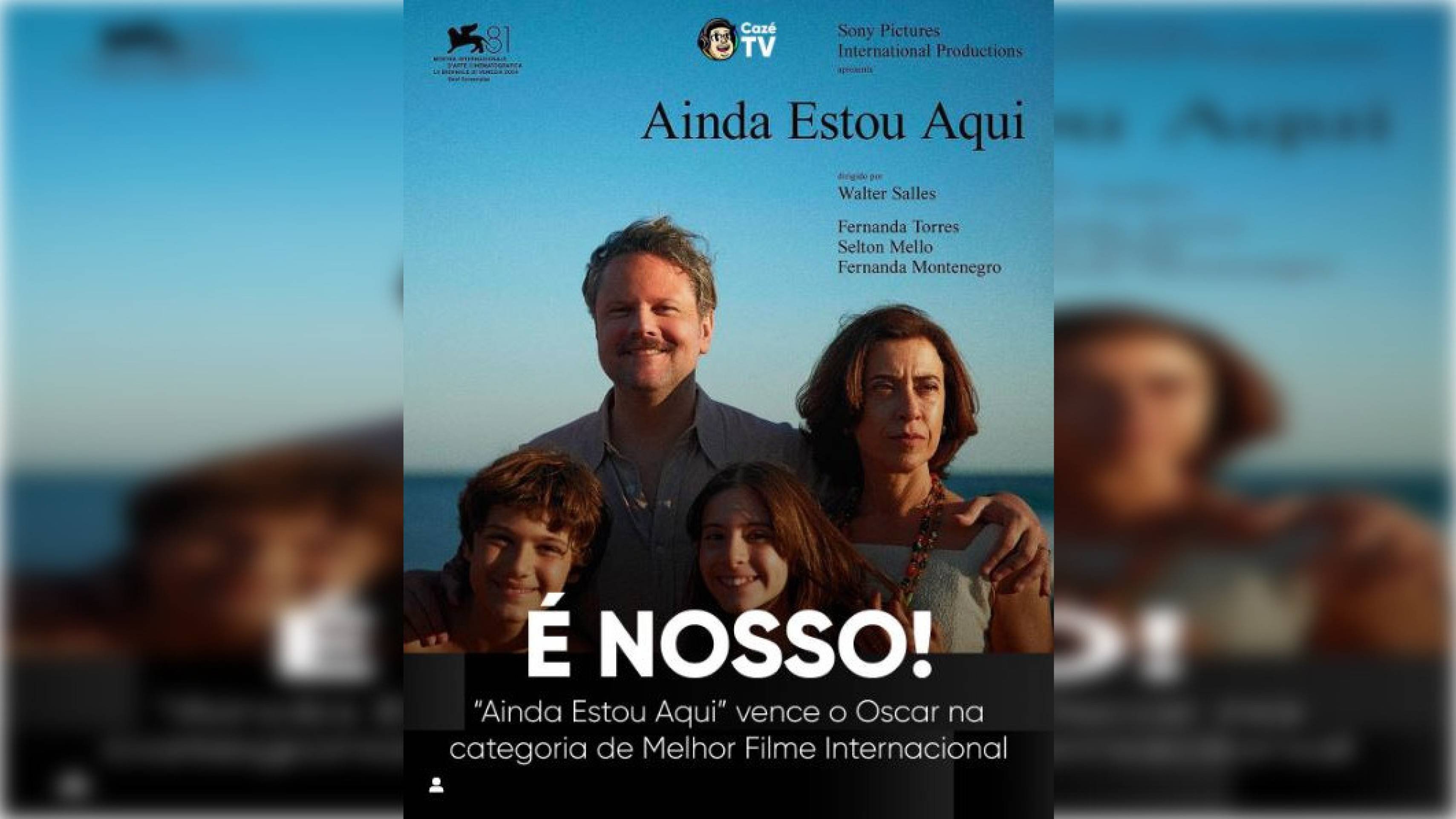 O perfil oficial da CazéTV no Instagram também entrou em euforia com a conquista