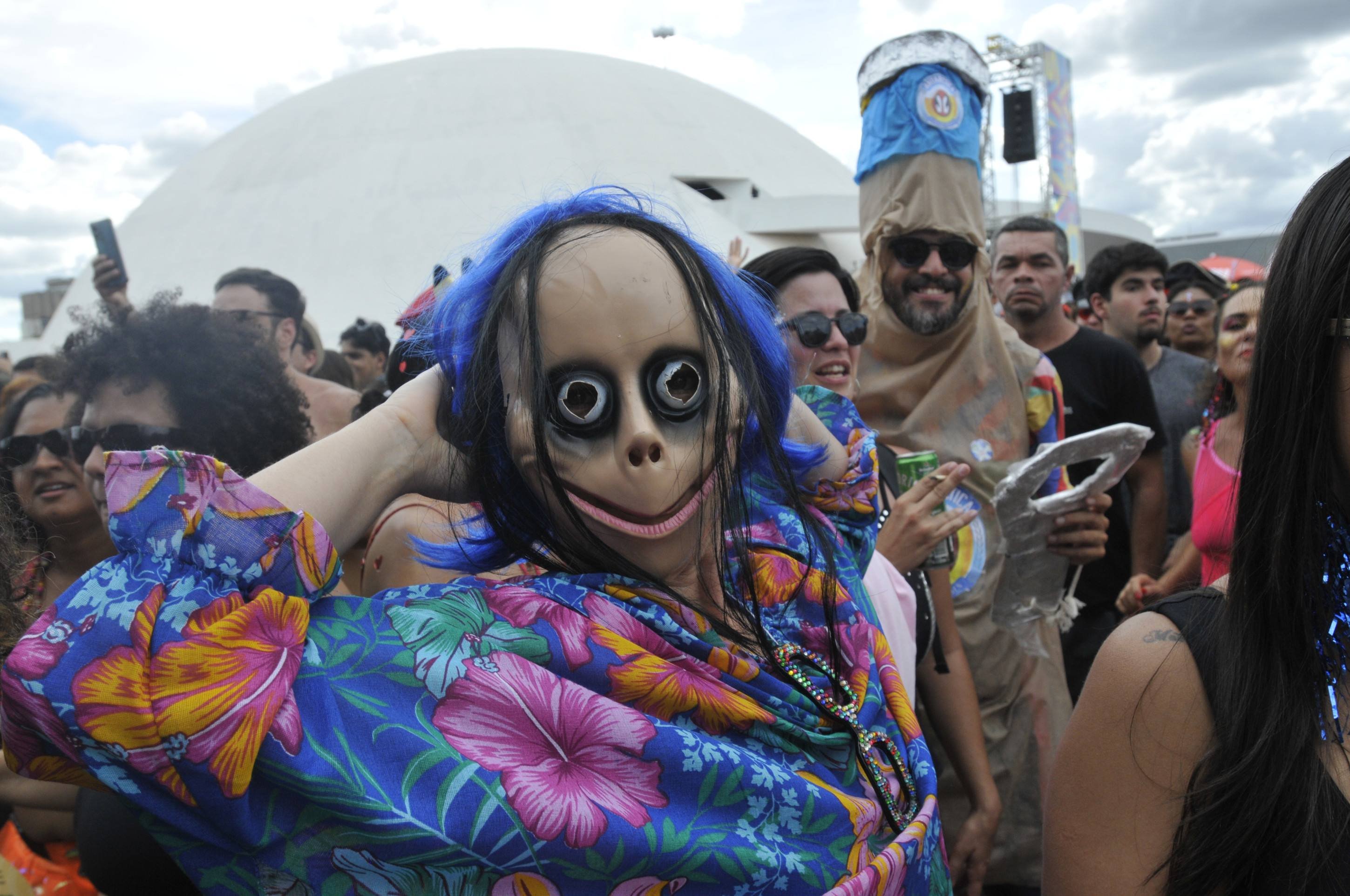  03/03/2025. Crédito: Minervino Júnior/CB/D.A Press. Brasil.  Brasilia - DF. Carnaval 2025. Bloco do Divinas Tetas.