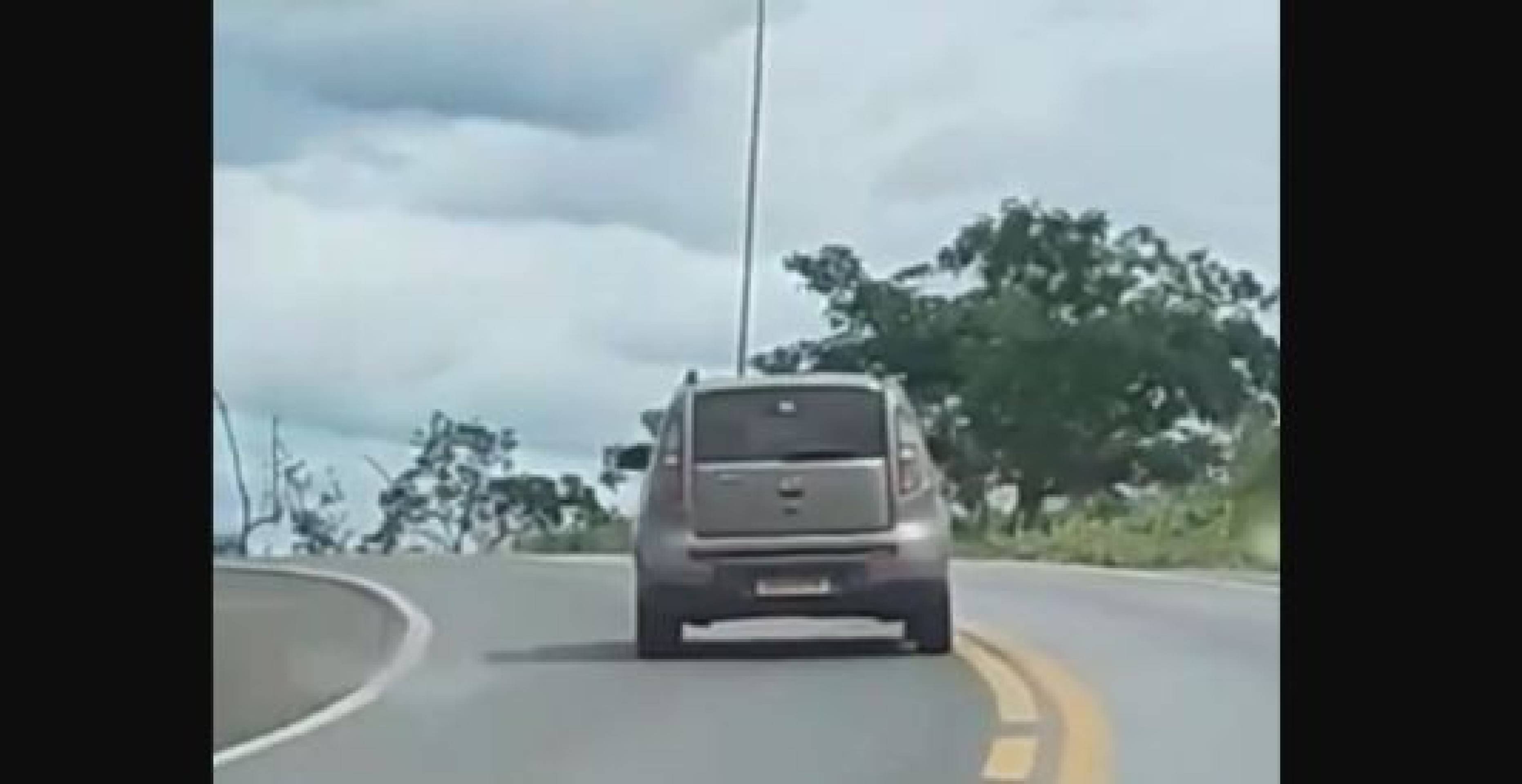 Motorista dirige em zigue-zague, mata pedestre e morre ao bater em árvore