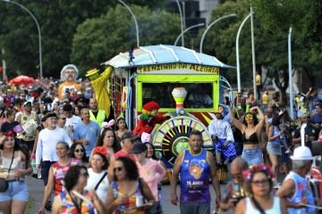  04/03/2025. Crédito: Minervino Júnior/CB/D.A Press. Brasil.  Brasilia - DF. Carnaval 2025. Bloco do Pacotão -  (crédito: Minervino Júnior/CB/D.A.Press)