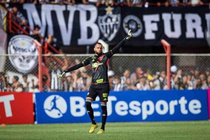 Everson é pedido na Seleção Brasileira -  (crédito: Foto: Pedro Souza / Atlético-MG)