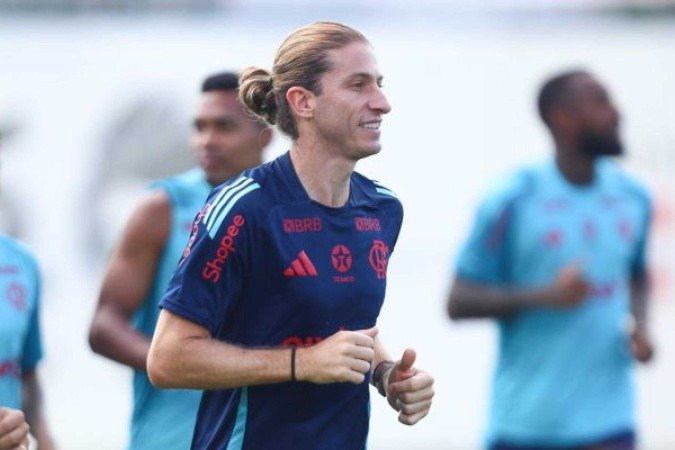 Filipe Luís tem grande evolução com Flamengo - (crédito: Foto: Gilvan de Souza/Flamengo) Filipe Luís tem grande evolução com Flamengo - (crédito: Foto: Gilvan de Souza/Flamengo)