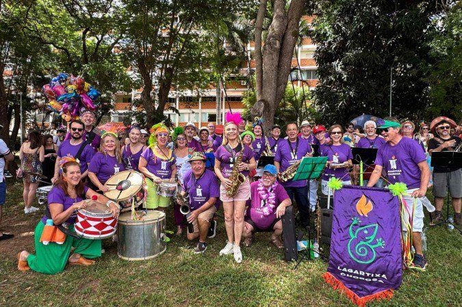 Bloco de carnaval Lagartixa chorosa - (crédito: material cedido ao Correio) Bloco de carnaval Lagartixa chorosa - (crédito: material cedido ao Correio)