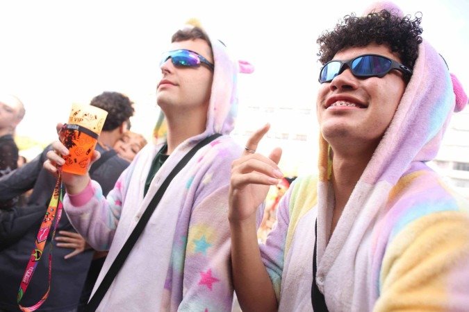 Matheus Goldsmith e Henry Clark no Bloco THC