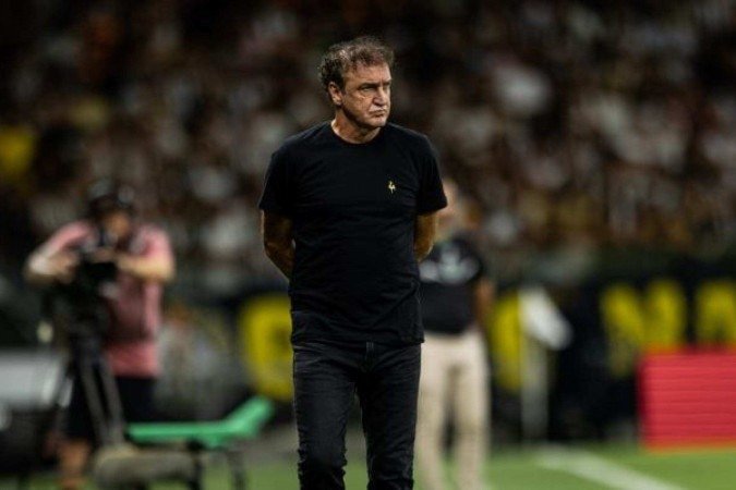 Cuca, técnico do Galor -  (crédito: Foto: Pedro Souza / Atlético)