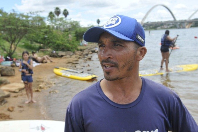  05/03/2025. Crédito: Minervino Júnior/CB/D.A Press. Brasil.  Brasilia - DF. Opnião dos Bahistas do Lago Paranoá após acidente de atropelamento de jet ski. Leonardo Cerqueira.