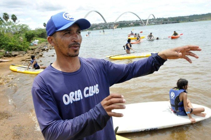  05/03/2025. Crédito: Minervino Júnior/CB/D.A Press. Brasil.  Brasilia - DF. Opnião dos Bahistas do Lago Paranoá após acidente de atropelamento de jet ski. Leonardo Cerqueira.