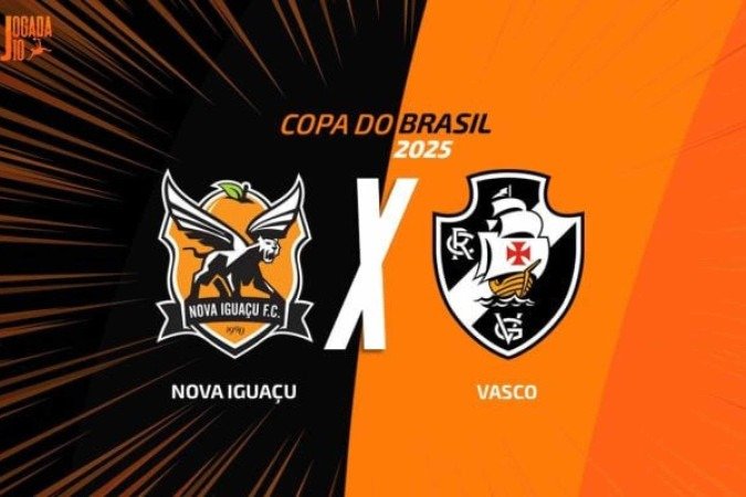 Nova Iguaçu e Vasco se enfentam em duelo pela Copa do Brasil - (crédito: Foto: Arte Jogada10) Nova Iguaçu e Vasco se enfentam em duelo pela Copa do Brasil - (crédito: Foto: Arte Jogada10)