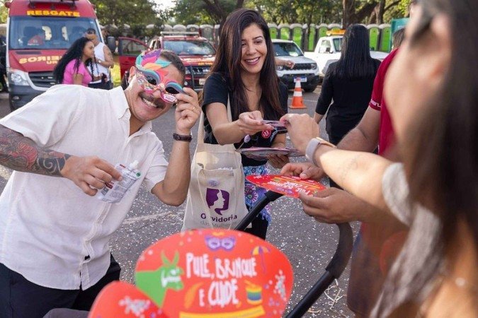 Representantes do Ministério Público do Distrito Federal e Territórios (MPDFT) fiscalizaram eventos de Carnaval na cidade ao longo de todo o feriado - (crédito: Divulgação/MPDFT) Representantes do Ministério Público do Distrito Federal e Territórios (MPDFT) fiscalizaram eventos de Carnaval na cidade ao longo de todo o feriado - (crédito: Divulgação/MPDFT)