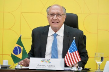 Alckmin: 'Nós entendemos a realidade de cada estado, por isso não é obrigatório. É uma proposta. E também não precisa zerar todos, porque isso vai passar' -  (crédito: Cadu Gomes/VPR)