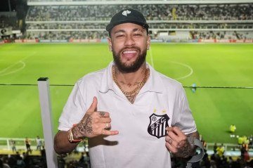 Neymar de volta ao Santos