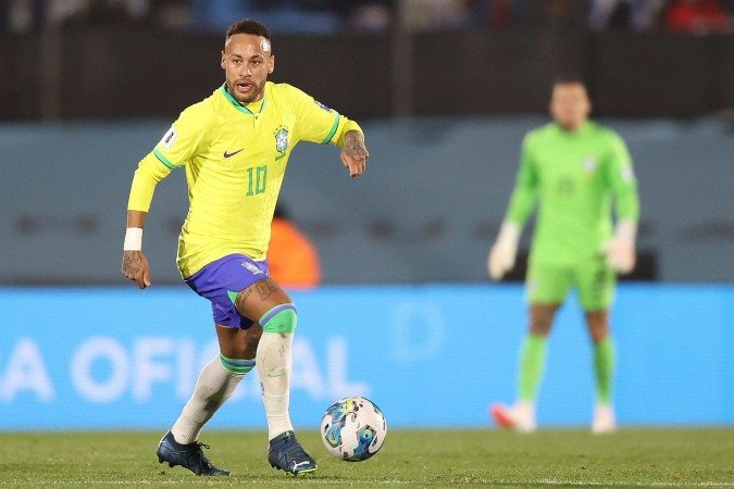 Última partida de Neymar pela Seleção foi em outubro de 2023, contra o Uruguai, quando lesionou o joelho - (crédito: Vitor Silva) Última partida de Neymar pela Seleção foi em outubro de 2023, contra o Uruguai, quando lesionou o joelho - (crédito: Vitor Silva)