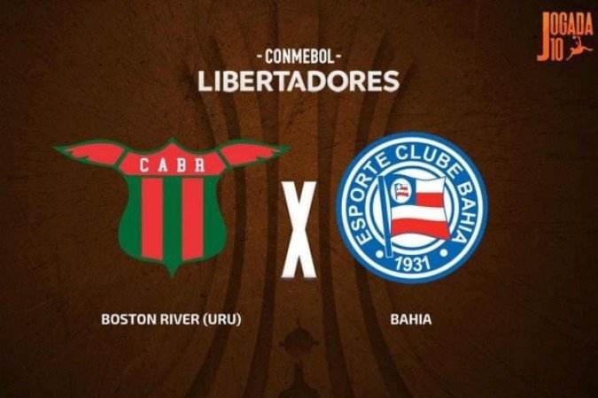 Bostos River, do Uruguai, e Bahia fazem jogo pela 3ª fase da Libertadores - (crédito: Foto: Arte Jogada10) Bostos River, do Uruguai, e Bahia fazem jogo pela 3ª fase da Libertadores - (crédito: Foto: Arte Jogada10)