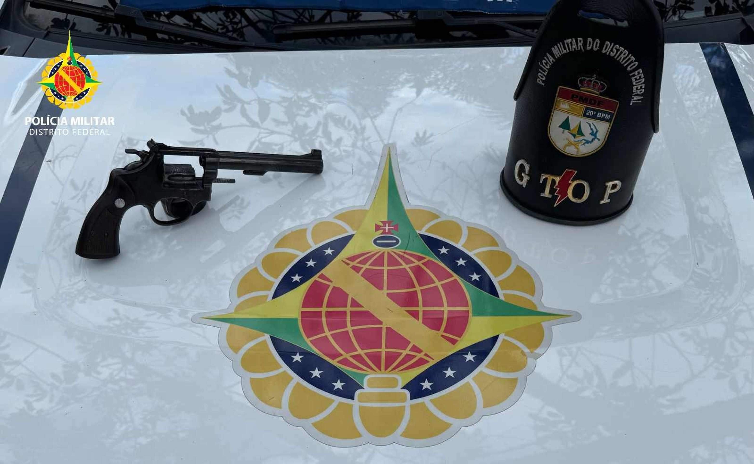 Adolescente de 17 anos é apreendido pela PMDF com arma no Paranoá