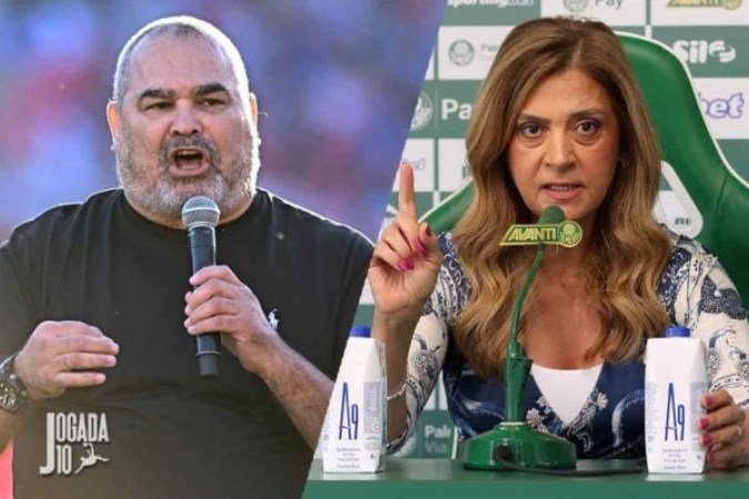 Chilavert se mostrou contrariado com declarações recentes de Leila Pereira -  (crédito: Fotos: Rodrigo Valle/Getty Images / Cesar Greco/Palmeiras)