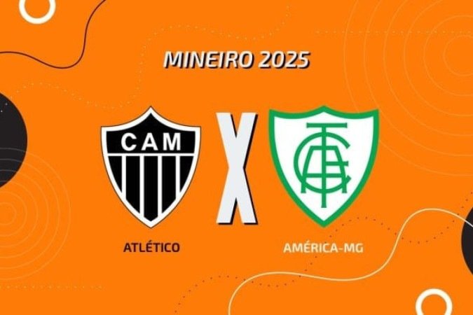 Atlético e América iniciam neste sábado, a decisão do Mineiro-2025 - (crédito: Foto: Arte Jogada10) Atlético e América iniciam neste sábado, a decisão do Mineiro-2025 - (crédito: Foto: Arte Jogada10)