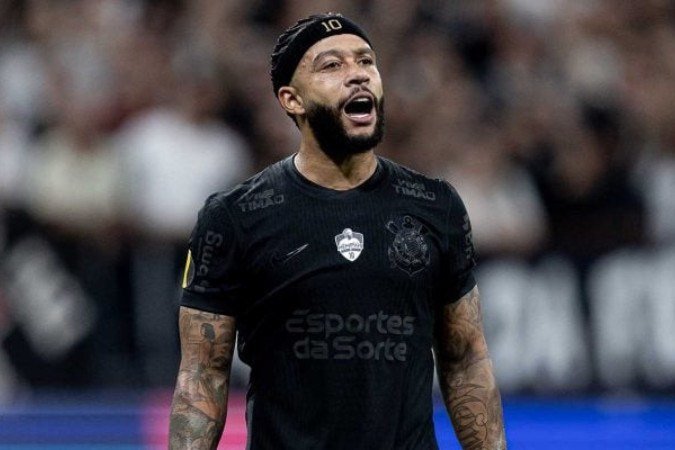 Memphis Depay em ação pelo Corinthians -  (crédito: Foto: Rodrigo Coca/Agência Corinthians)