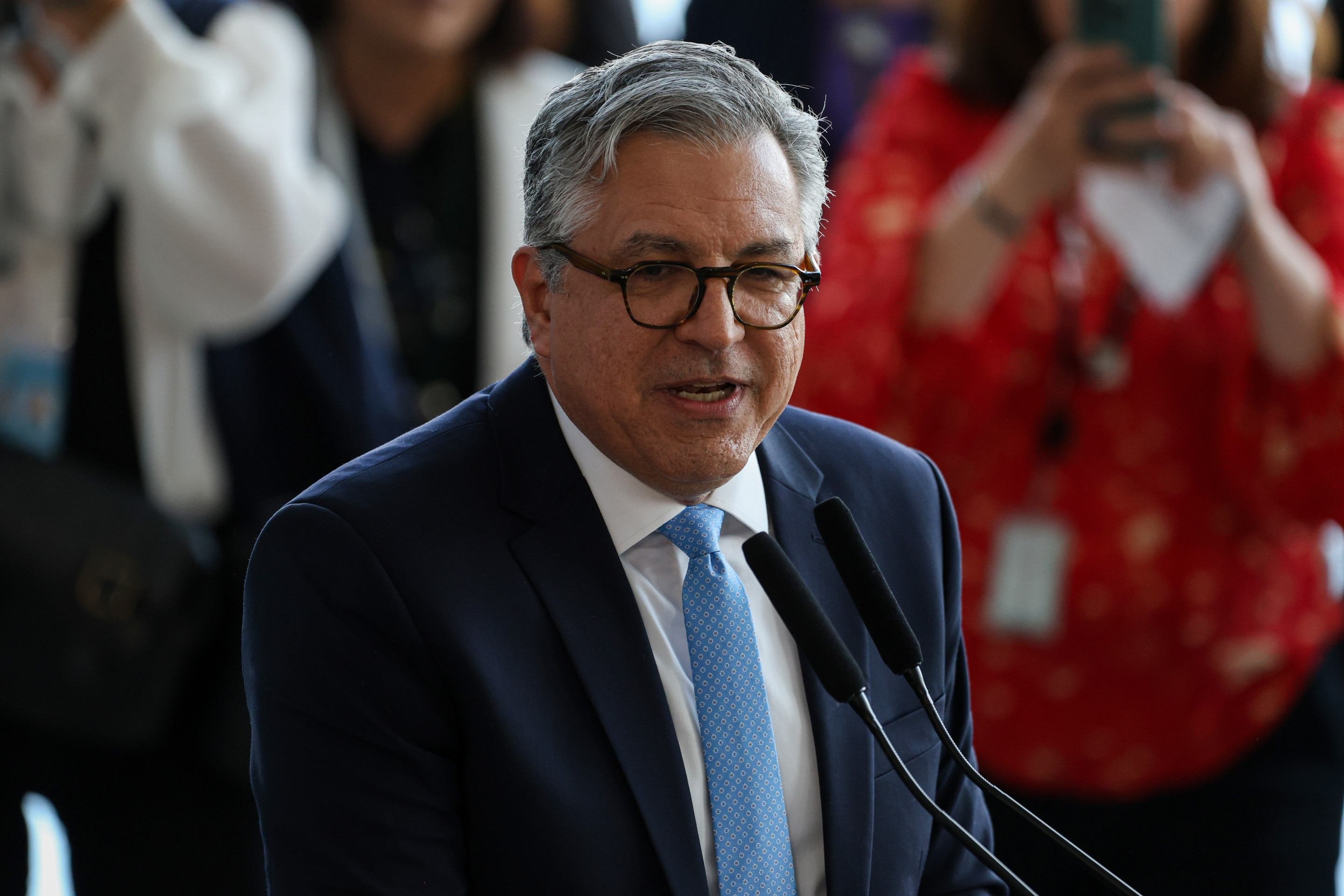 JOSE CRUZ/AGÊNCIA BRASIL Política Brasília, (DF) 10/03/2025 - Cerimônia de transmissões de cargos e posse do ministro da saúde, Alexandre Padilha. Foto: Jose Cruz/Agência Brasil     