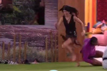 BBB25: Aline sofre acidente durante brincadeira com Vitória Strada