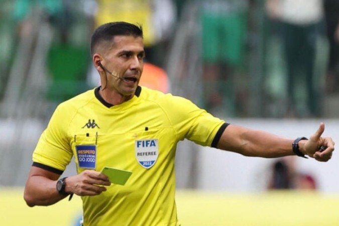 Bruno Arleu vai apitar a finalíssima do Carioca -  (crédito: Foto: Cesar Greco/Palmeiras)