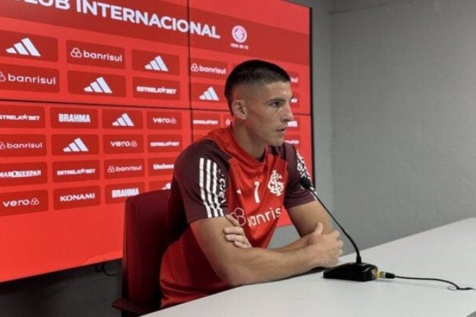 Rochet não conseguiu manter titularidade no Inter devido a uma contusão no joelho esquerdo - (crédito: Foto: Ricardo Duarte / Internacional) Rochet não conseguiu manter titularidade no Inter devido a uma contusão no joelho esquerdo - (crédito: Foto: Ricardo Duarte / Internacional)