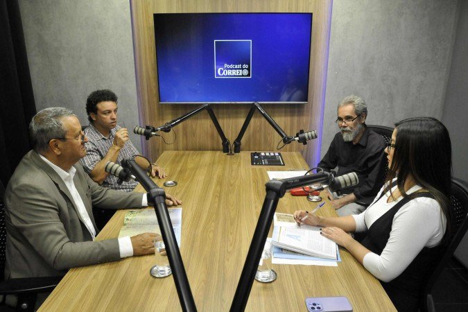 Atanagildo Brandolt e Wilson Vieira falaram da importância da educação na preservação do bioma - (crédito: Minervino Júnior/CB/D.A.Press) Atanagildo Brandolt e Wilson Vieira falaram da importância da educação na preservação do bioma - (crédito: Minervino Júnior/CB/D.A.Press)
