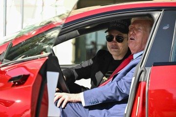 Donald Trump e Elon Musk: período de sincronia no governo parece ter chegado ao fim -  (crédito:  AFP)