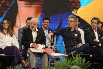 Zema comparou a situação fiscal com a gestão do ex-governador Fernando Pimentel (PT) -  (crédito: Alexandre Guzanshe/EM/D.A Press)