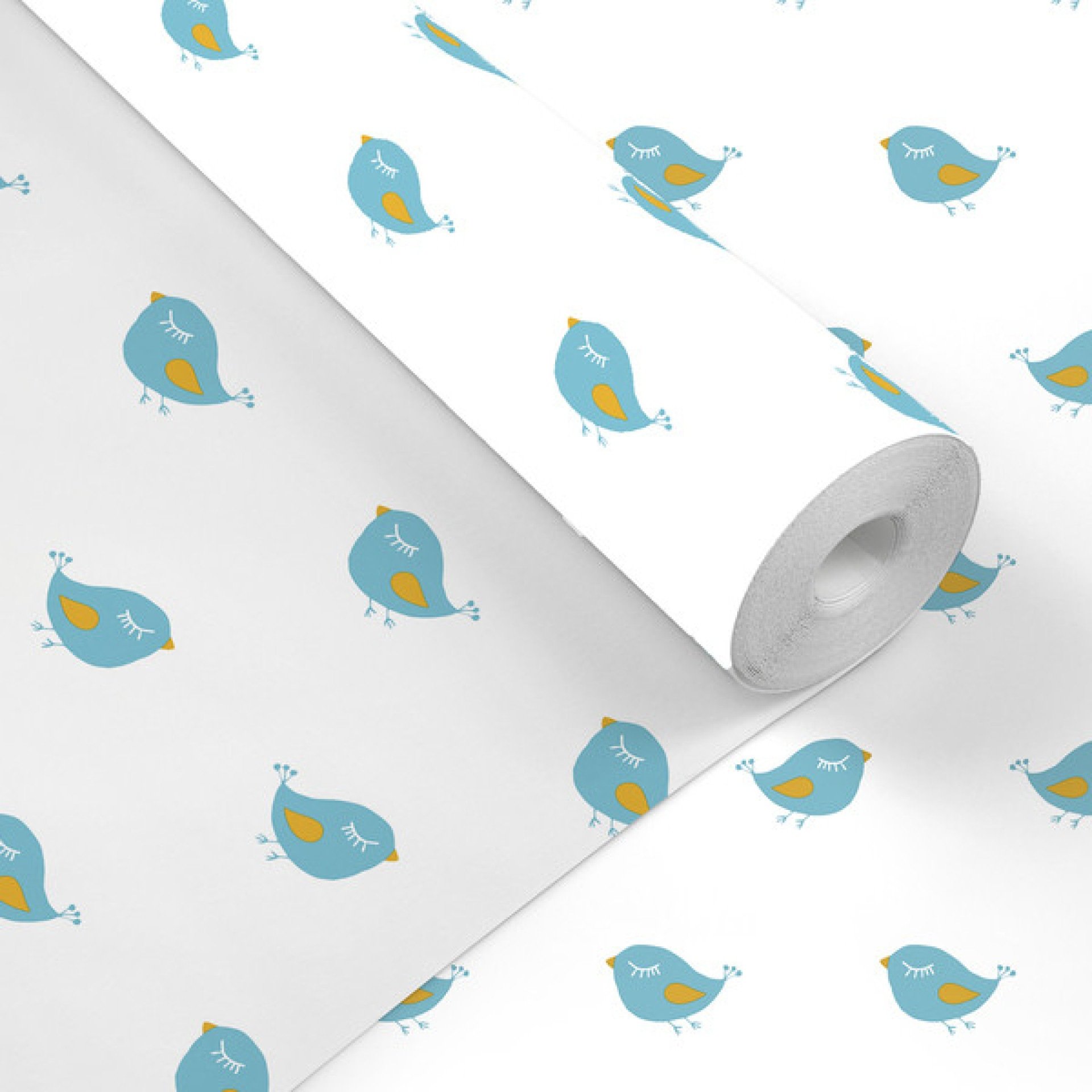 Papel de parede vinílico Pássaros Azul, na Leroy Merlin (R$ 149)