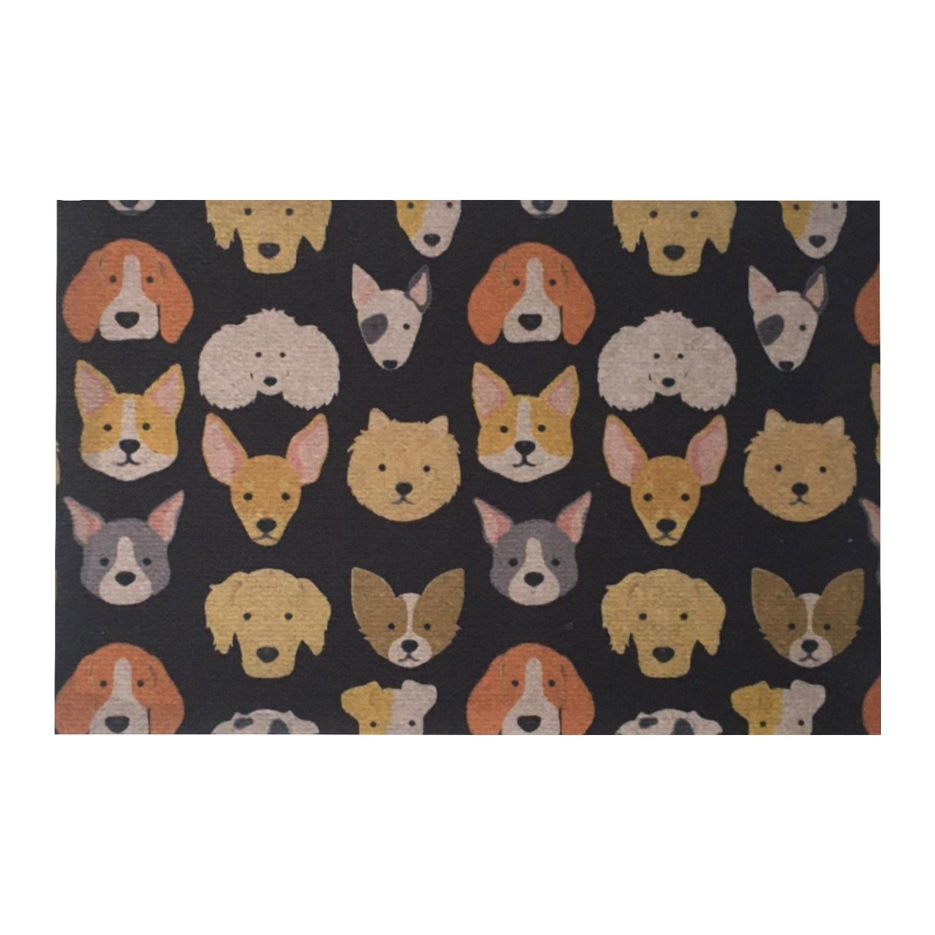 Capacho Natureza Retangular Affection Cachorros, Leroy Merlin (R$ 21,90)