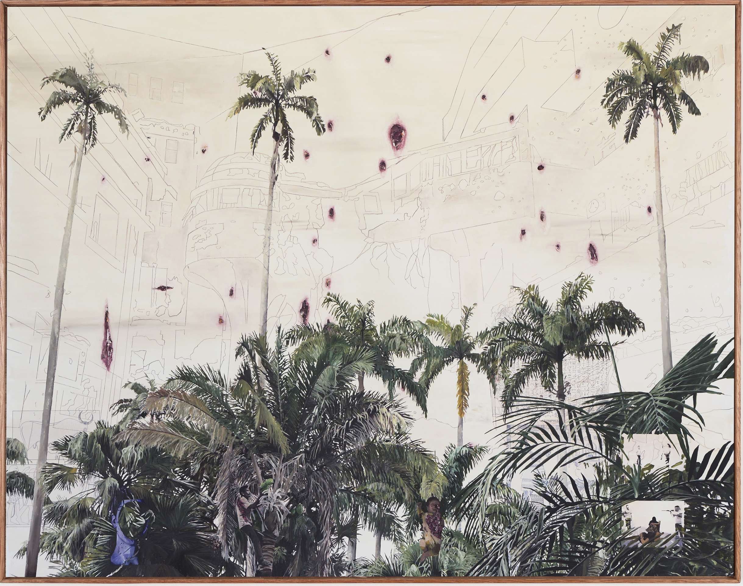 Artista italiano se inspira na flora brasileira para criar pinturas