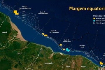 Até o momento, foram vendidos 19 pontos na região, 40,04% dos territórios oferecidos na bacia -  (crédito: Divulgação/Petrobras)