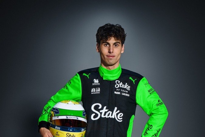 Novo piloto da Sauber, Gabriel Bortoleto é o primeiro brasileiro na Fórmula 1 desde 2017 - (crédito: Sauber/Divulgação)