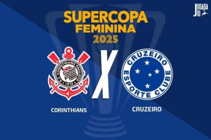 Corinthians e Cruzeiro se enfrentam pela semifinal da Supercopa Feminina - (crédito: Foto: Arte/Jogada10) Corinthians e Cruzeiro se enfrentam pela semifinal da Supercopa Feminina - (crédito: Foto: Arte/Jogada10)