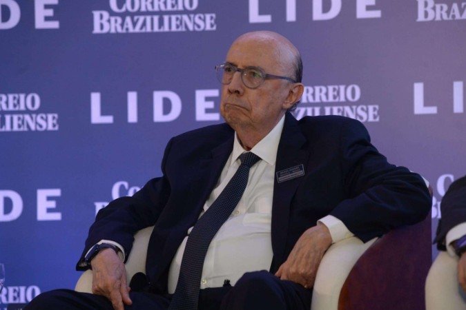 Henrique Meirelles durante participação nesta quarta-feira (12/3) no Brasil Summit, evento realizado pelo Lide e pelo Correio Braziliense - (crédito: Marcelo Ferreira/CB/D.A Press) Henrique Meirelles durante participação nesta quarta-feira (12/3) no Brasil Summit, evento realizado pelo Lide e pelo Correio Braziliense - (crédito: Marcelo Ferreira/CB/D.A Press)