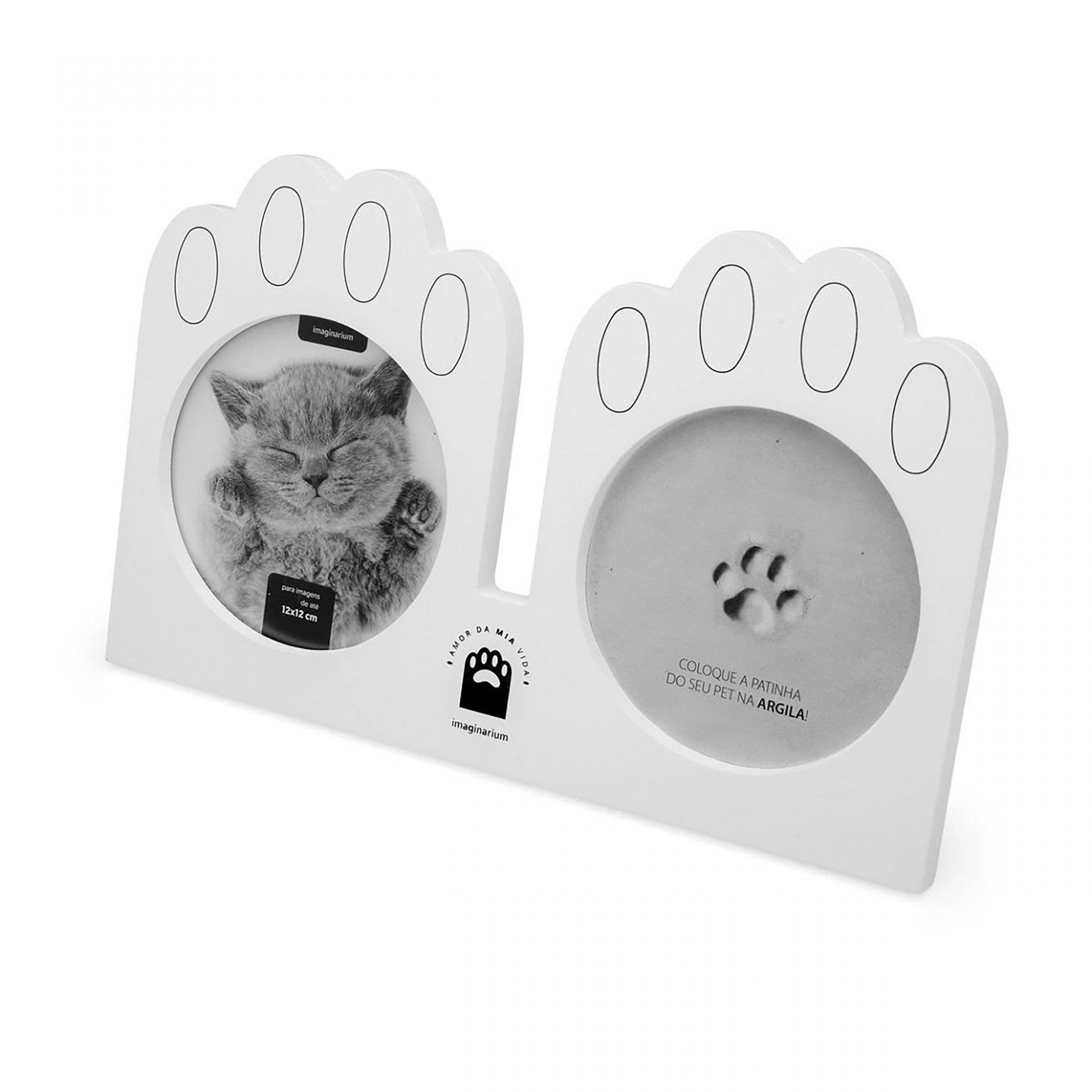 Porta-Retrato 
Registro de Gato Mia Vida, 
da Imaginarium (R$ 169,90)