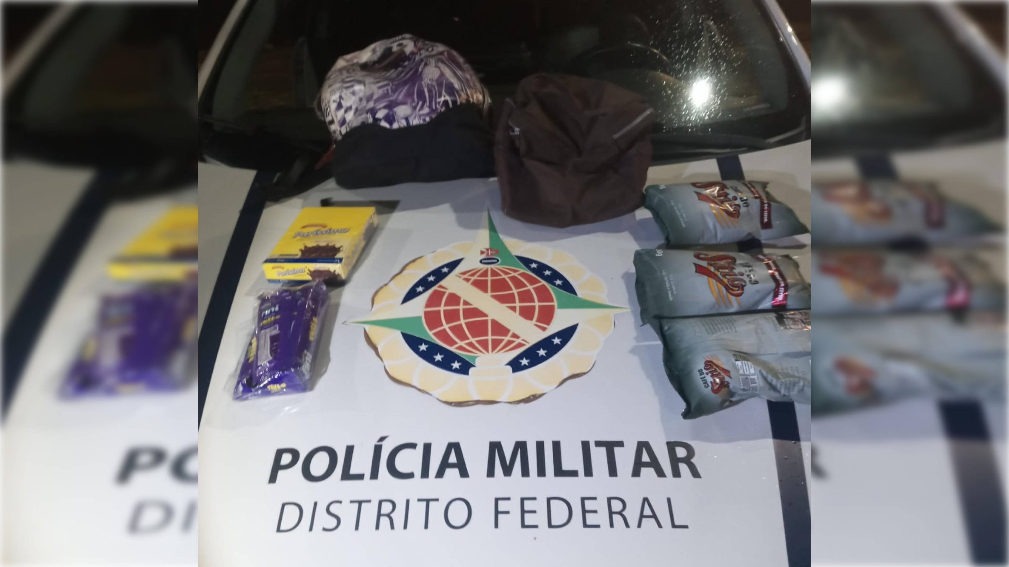 Homem é preso com café e doces furtados em supermercado do Sudoeste