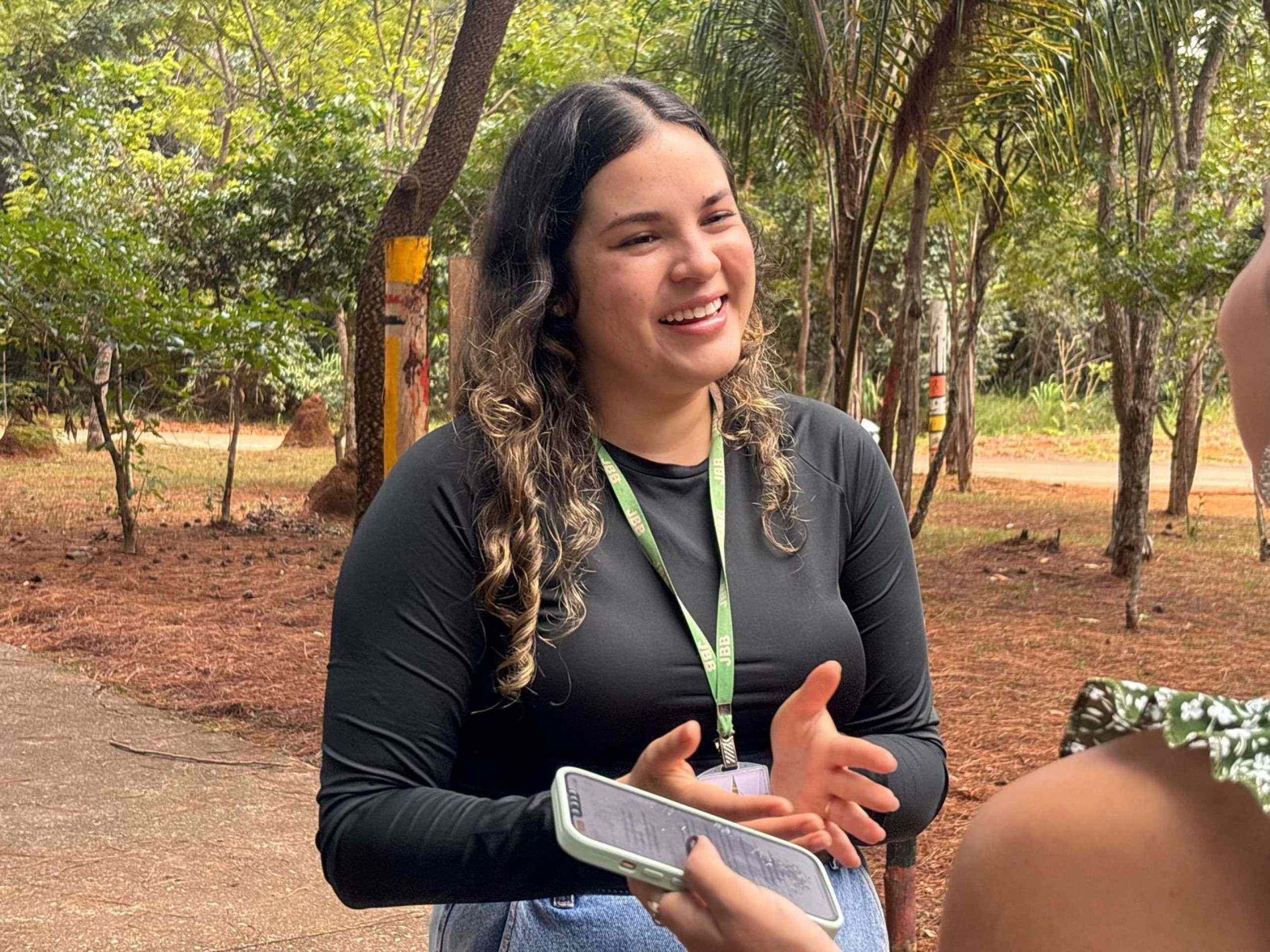 Gerente de Educação Ambiental, Ana Beatriz