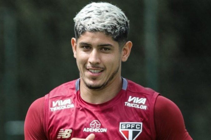 Alan Franco voltou a participar do treino com o elenco do São Paulo - (crédito: Foto: Erico Leonan / São Paulo FC) Alan Franco voltou a participar do treino com o elenco do São Paulo - (crédito: Foto: Erico Leonan / São Paulo FC)
