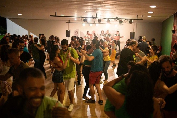 Casa de Jorge tem noite de samba e forró com 7naRoda e Forró Cobogó. - (crédito: Gabriel Mombasca) Casa de Jorge tem noite de samba e forró com 7naRoda e Forró Cobogó. - (crédito: Gabriel Mombasca)