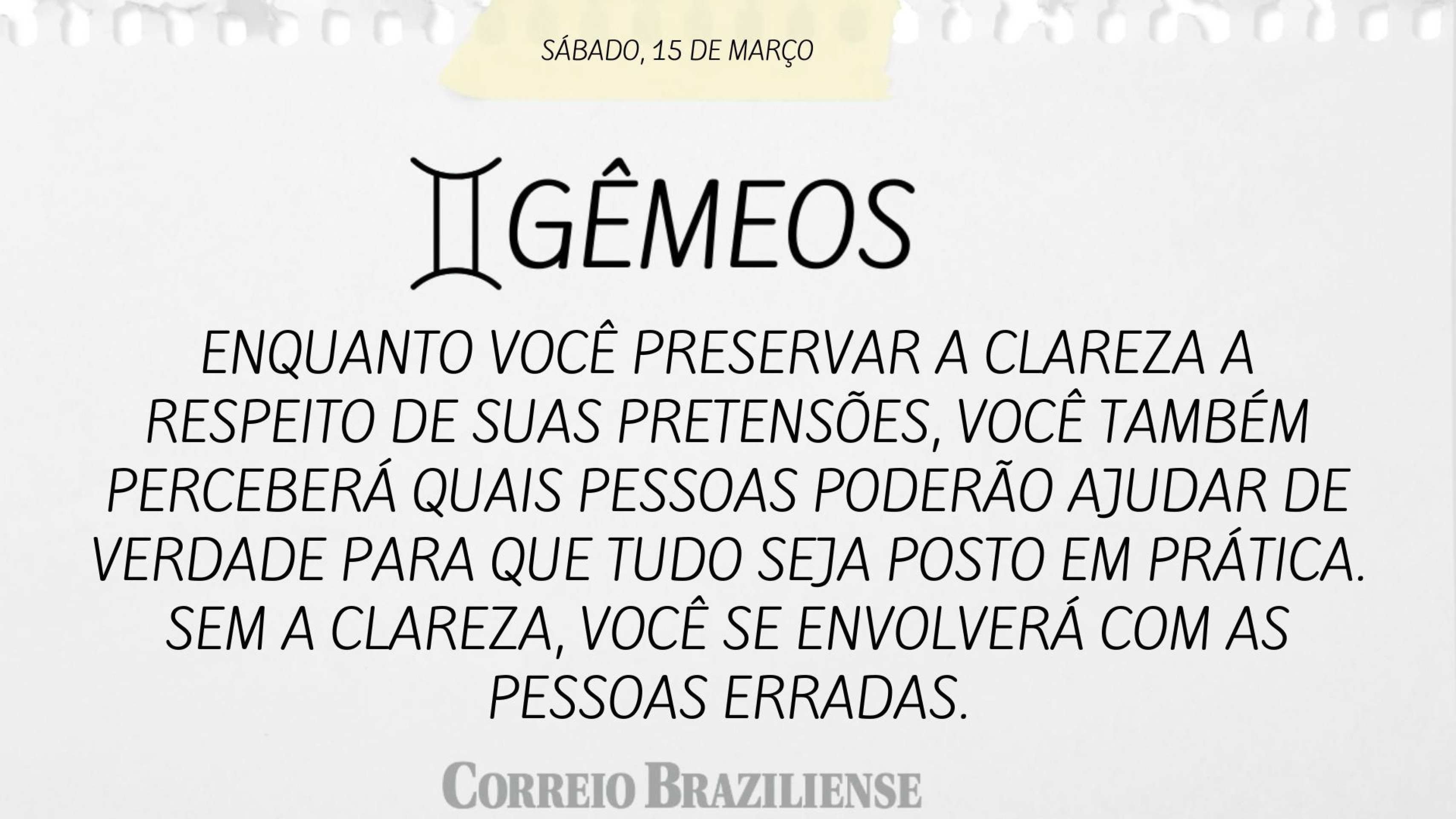 G&Ecirc;MEOS | 15 DE MAR&Ccedil;O 