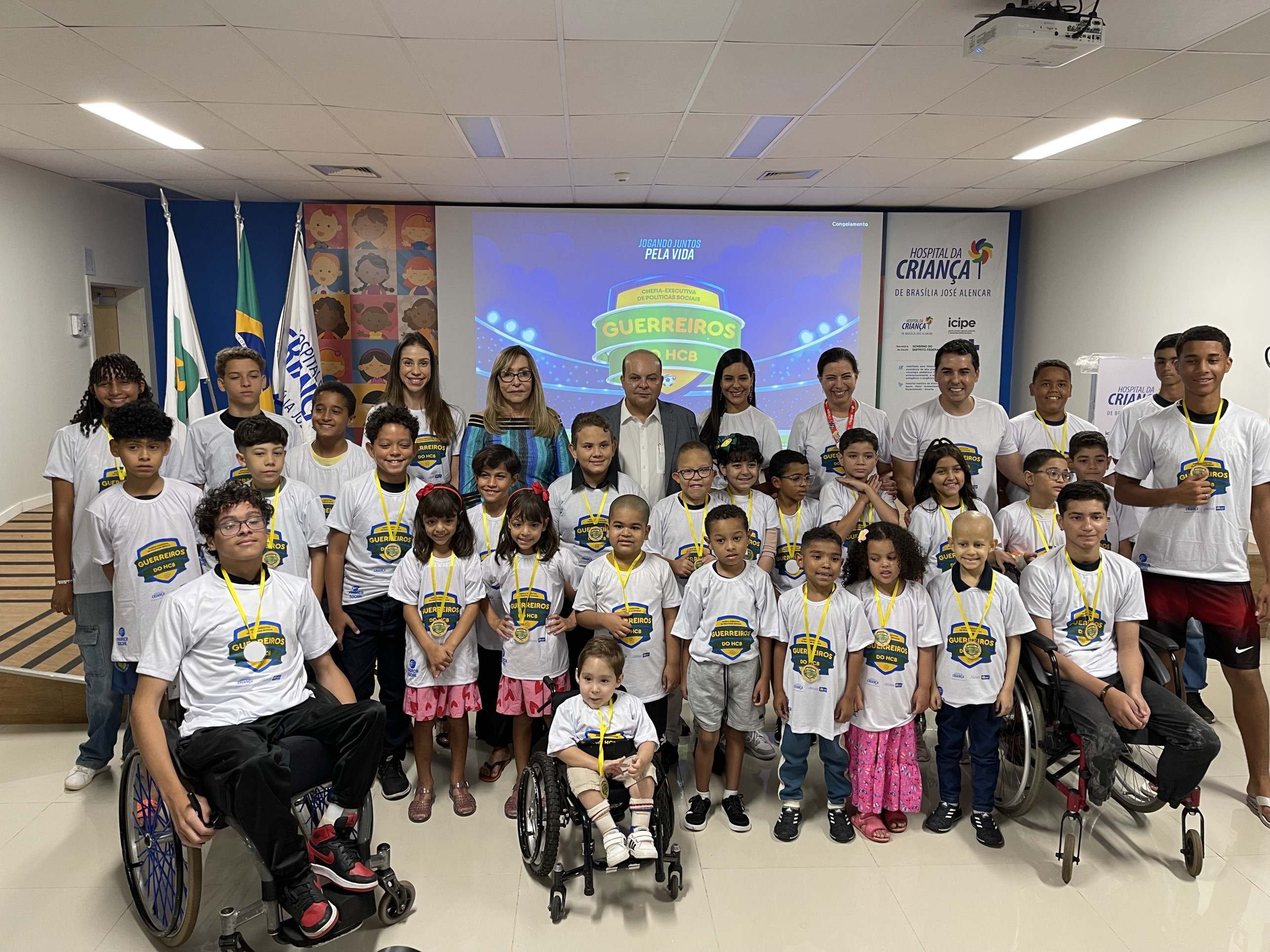 Pacientes do Hospital da Criança verão jogo da Seleção Brasileira no DF