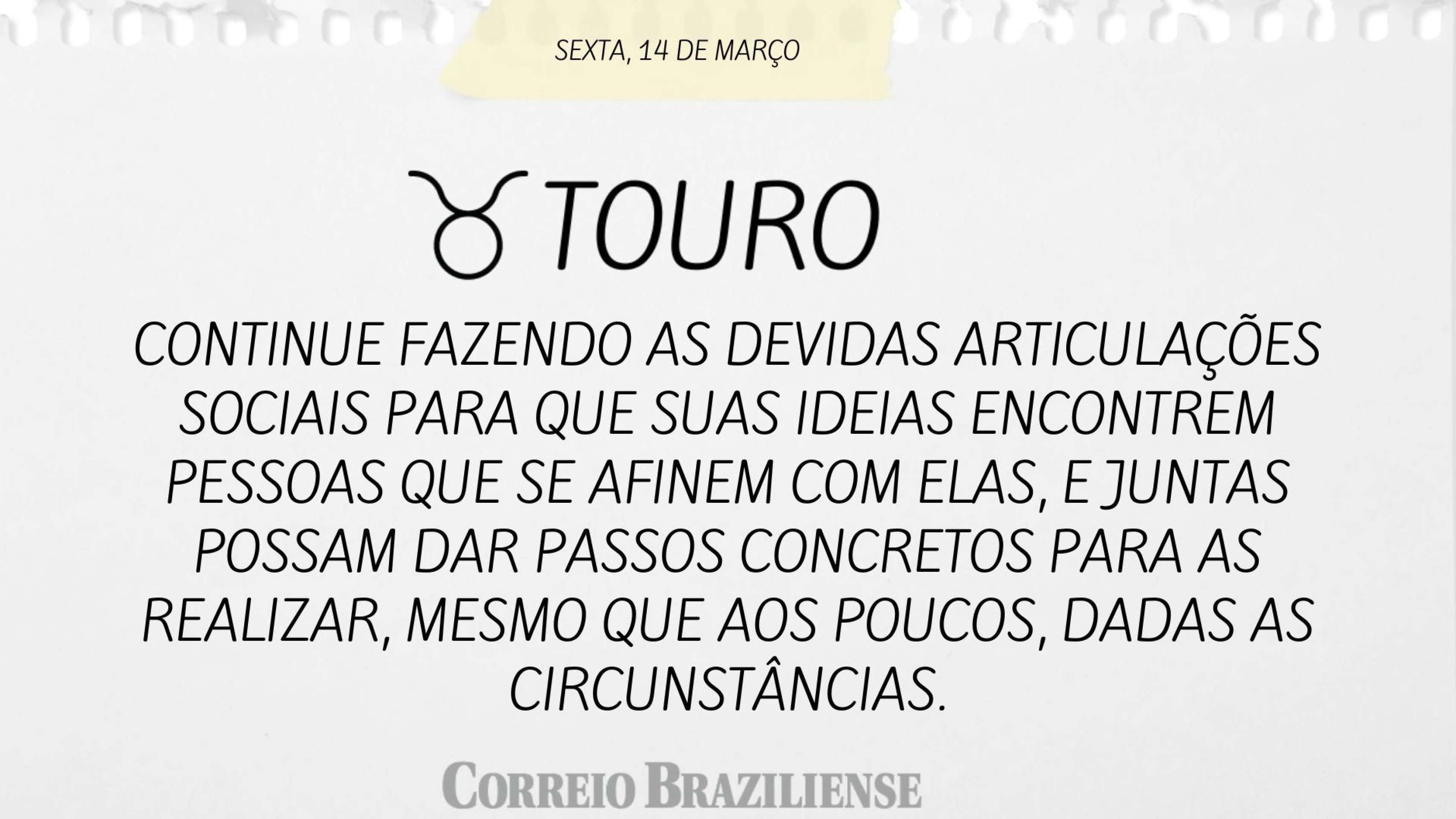 TOURO | 14 DE MAR&Ccedil;O 