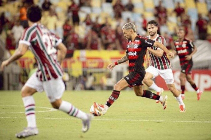 Arrascaeta tem mais uma atuação abaixo pelo Flamengo -  (crédito: Foto: Adriano Fontes/ Flamengo)
