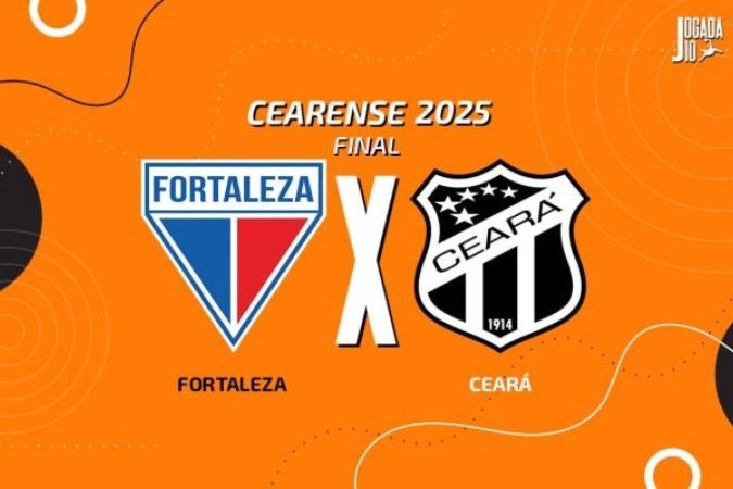 Fortaleza e Ceará duelam pelo título do Campeonato Cearense -  (crédito: Foto: Arte/Jogada10)