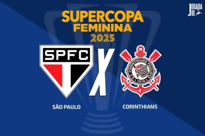 São Paulo e Corinthians fazem a final da Supercopa Feminina - (crédito: Foto: Arte/Jogada10) São Paulo e Corinthians fazem a final da Supercopa Feminina - (crédito: Foto: Arte/Jogada10)