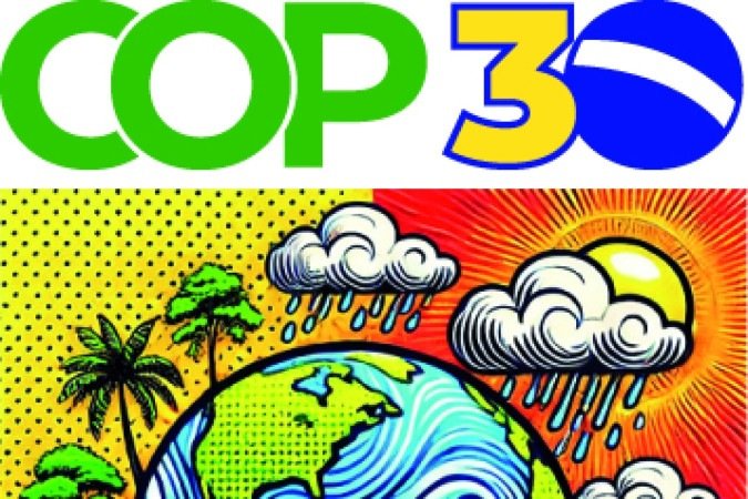 Selo-COP30 -  (crédito: Valdo Virgo) Selo-COP30 -  (crédito: Valdo Virgo)